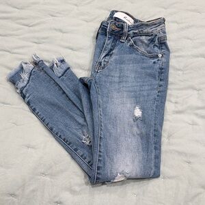 KanCan Blue Distressed Women Jeans Size 0 / 23